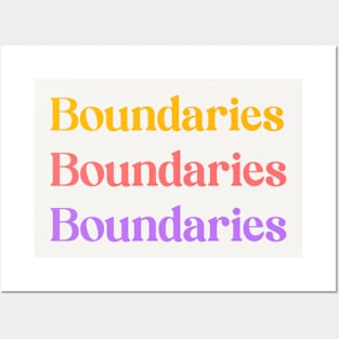 Boundaries Boundaries Boundaries Posters and Art